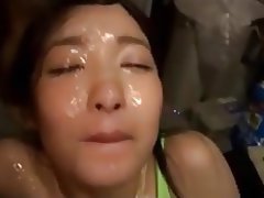 Asian Bukkake Facial Gangbang Hardcore 