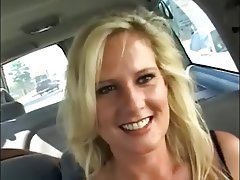 Blonde Cumshot Facial MILF Blowjob 